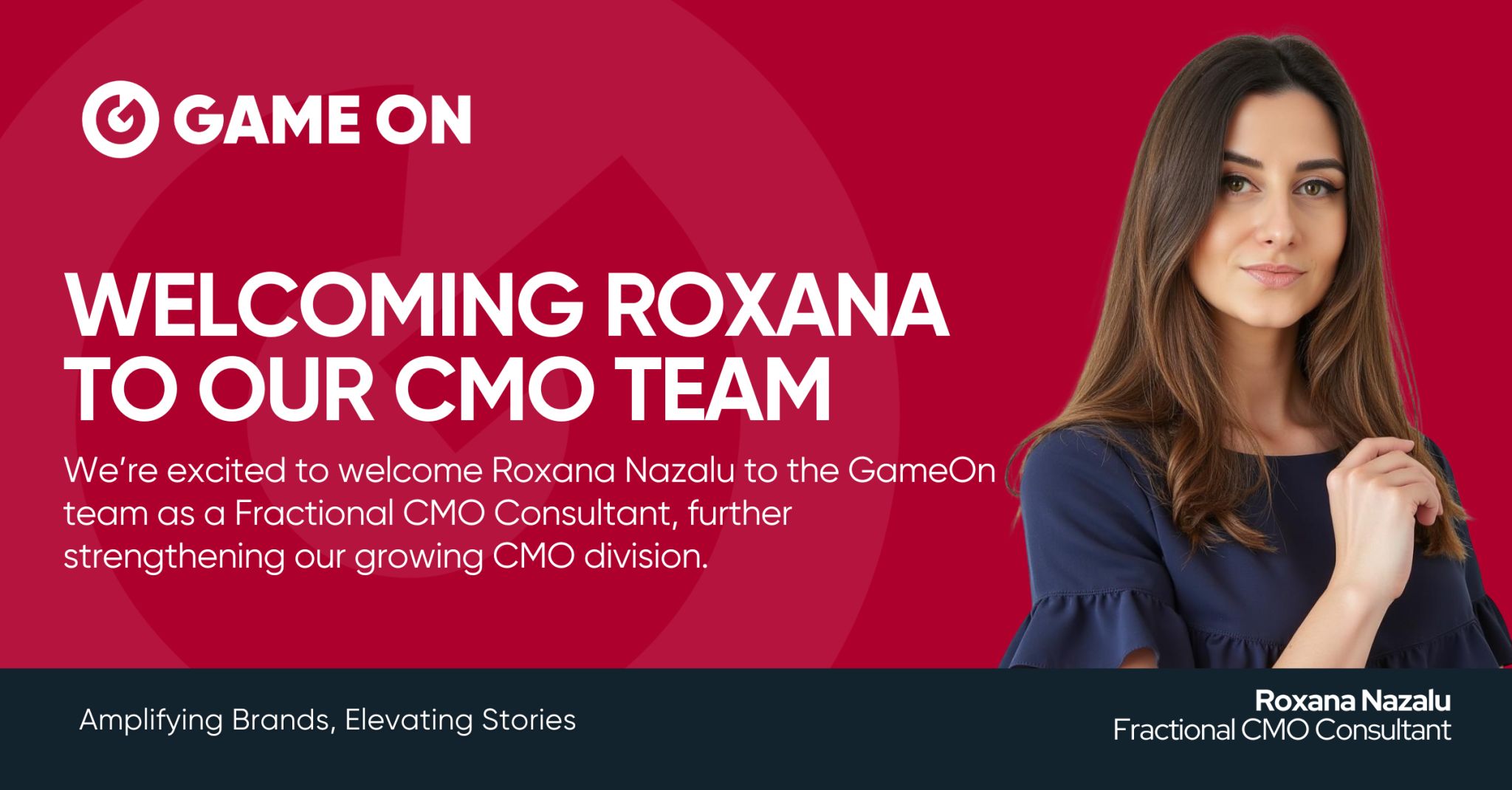 Welcoming Roxana to our CMO Team