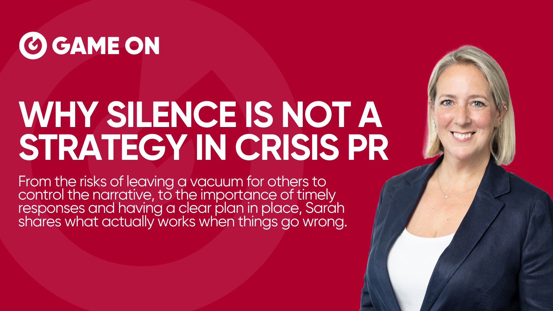 Why Silence is not a Strategy in Crisis PR